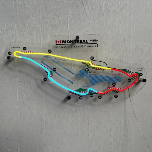 Circuit Gilles Villeneuve Race Track NEON Circuit Race Track