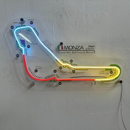Autodromo Nazionale Monza Race Track NEON Circuit Race Track