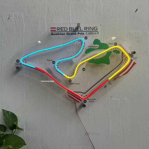 Austrian Grand Prix Red Bull Ring Park Neon Circuit Race Track